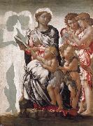 Michelangelo Buonarroti THe Madonna and Child with Saint John and Angels china oil painting reproduction